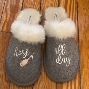 Saks Fifth Avenue Rose All Day Slippers